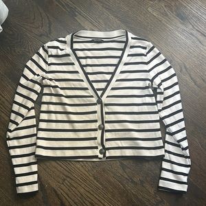 Massimo dutti striped cardigan